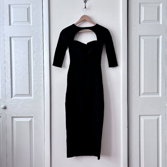 Chiara Boni La Petite Robe Tehuel Cut-Out Midi Dress - Picture 9 of 12